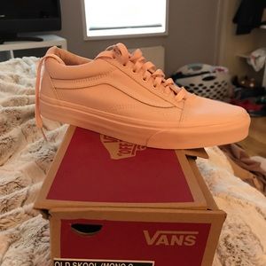 Brand new blush pink Vans